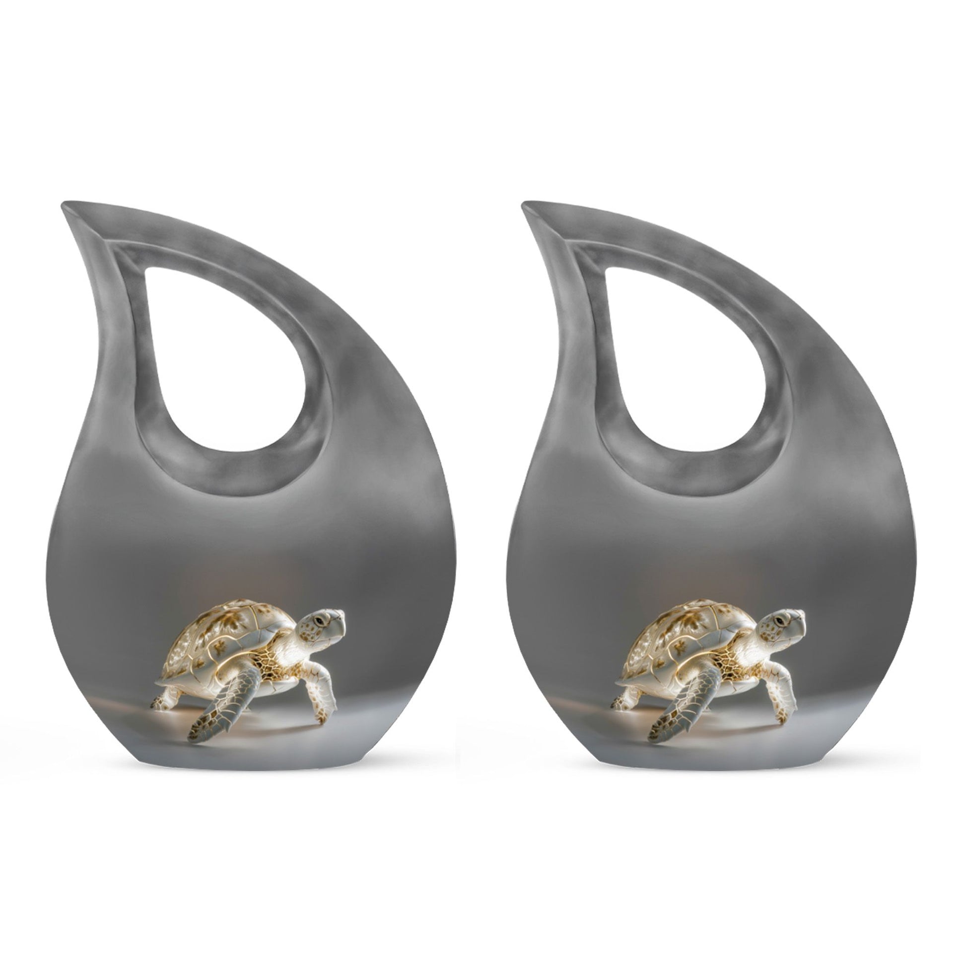 Teardrop Shaped  Keepsake Set of 2