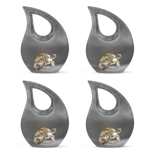 Teardrop Shaped  Keepsake Set of 4