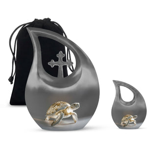 Teardrop Shaped  Large Urn With 1 Keepsake