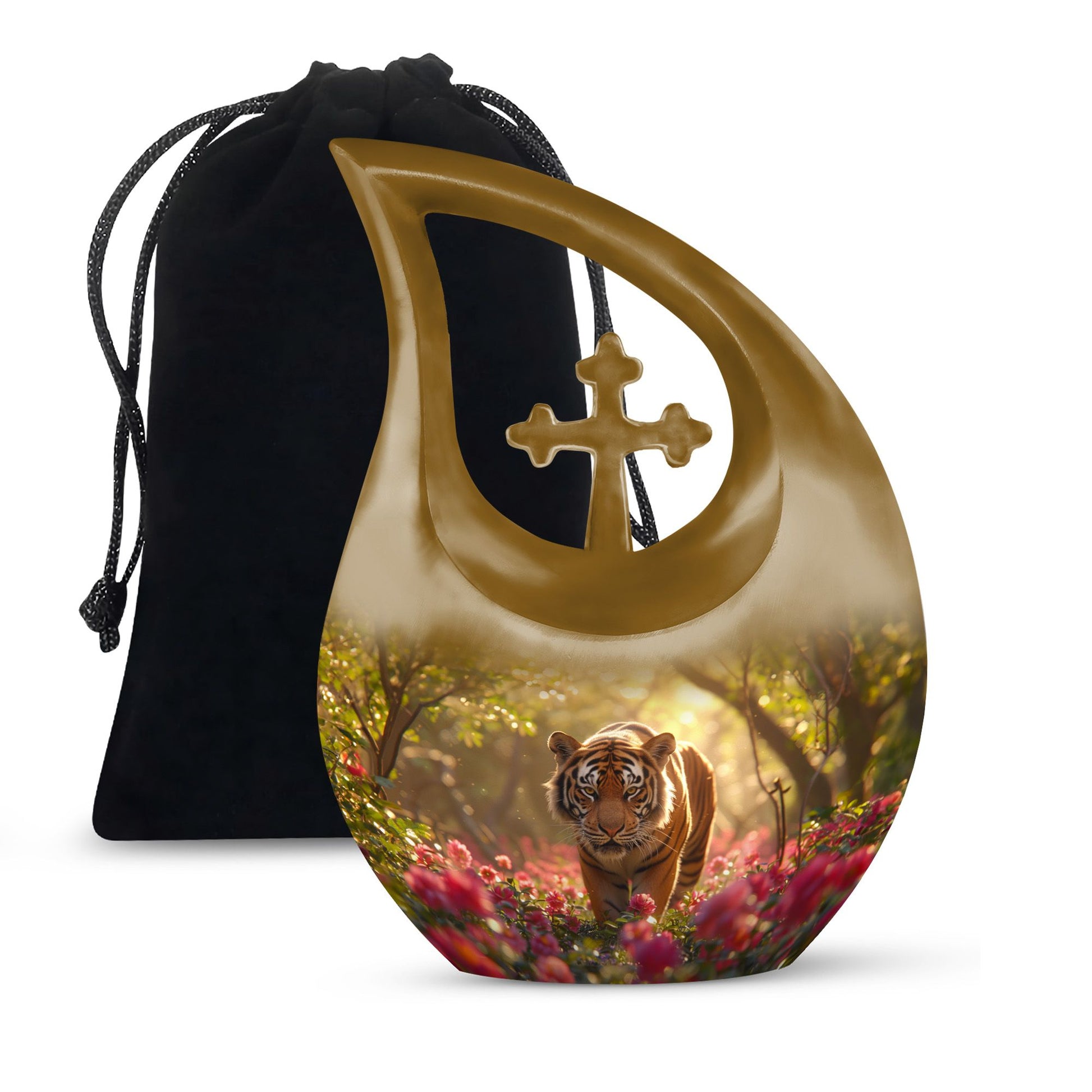 Teardrop Shaped  Large Urn 10 Inch