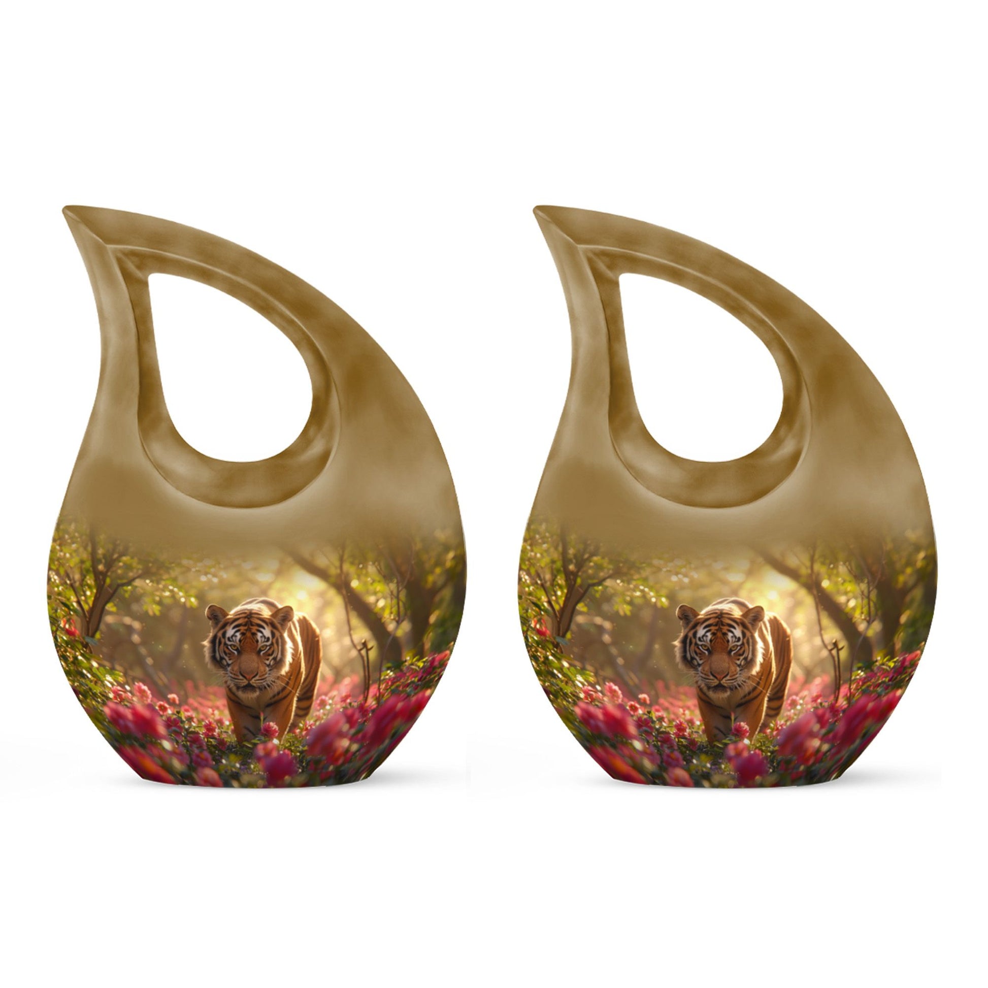 Teardrop Shaped  Keepsake Set of 2