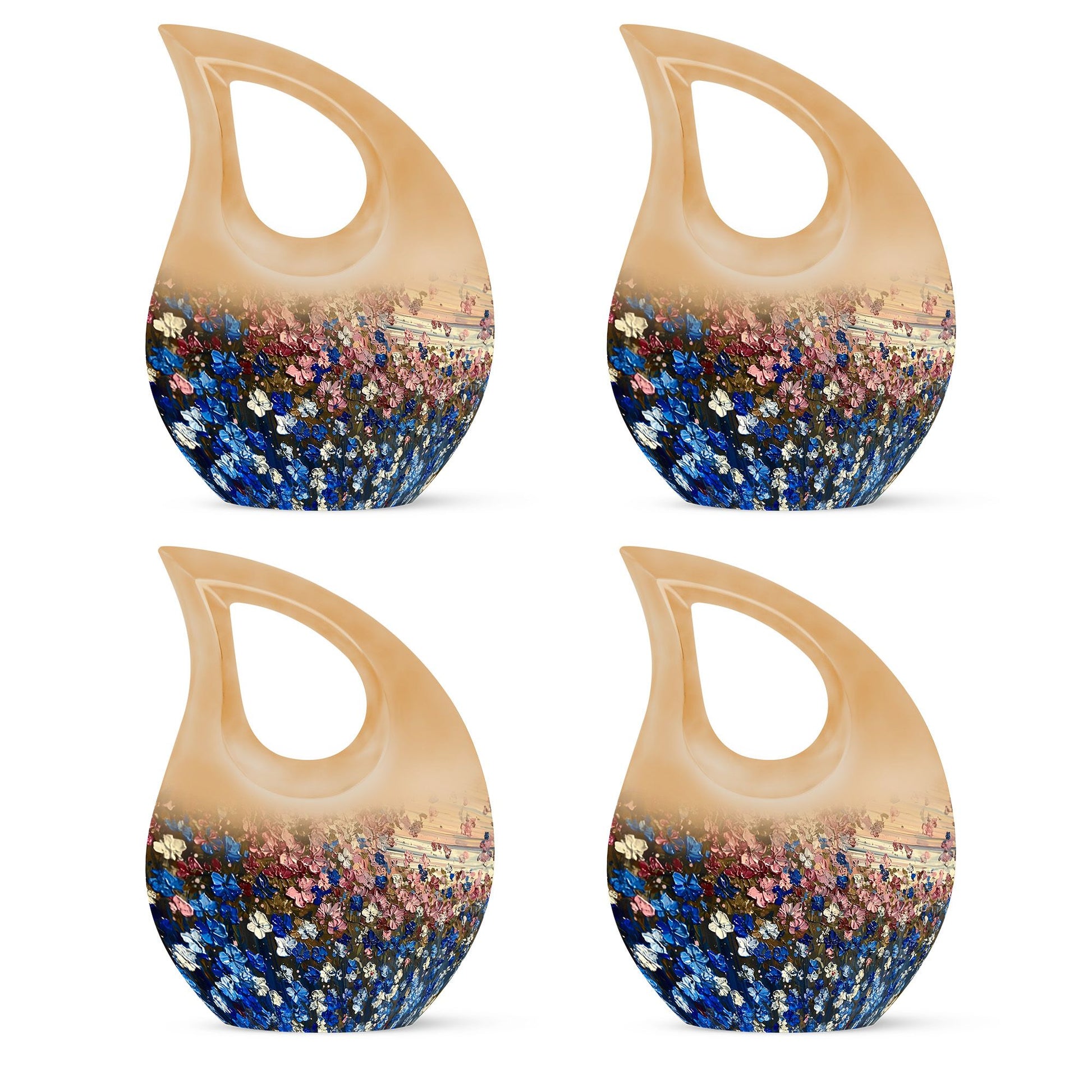 Flowers Urns For Women Funeral, Ashes Cremation Urn