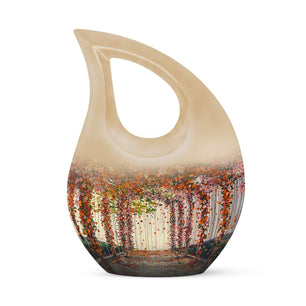 Flowers Small Ashes Urn Funeral, Ashes Memorial Urn
