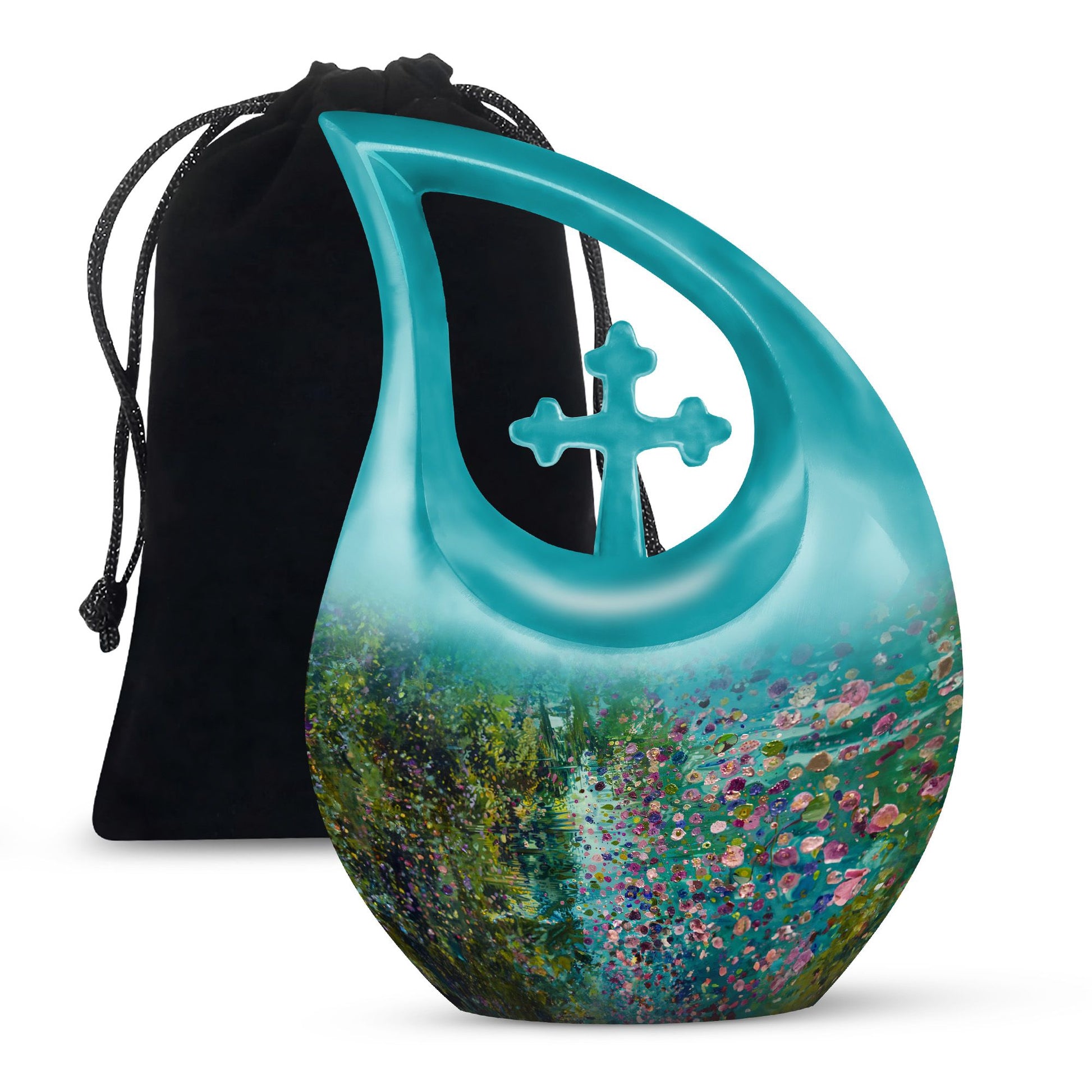 Flowers Urn Vase Funeral, Ashes Cremation Urn For Ashes