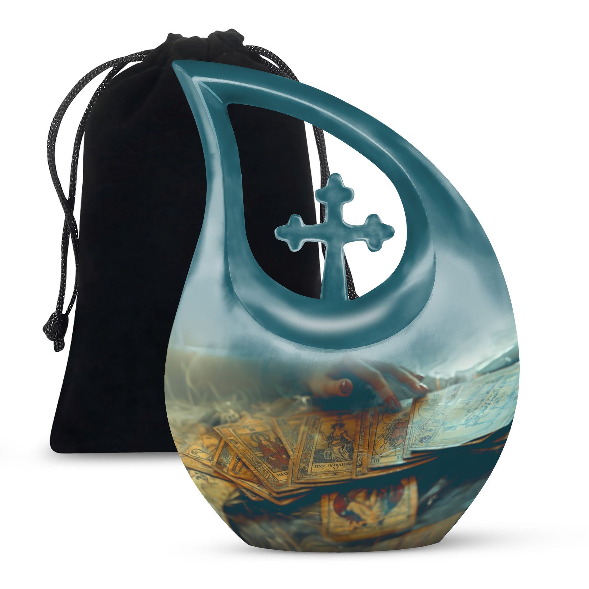 Tarot Decorative Urn For Ashes Large Funeral, Ashes Urn For Ashes
