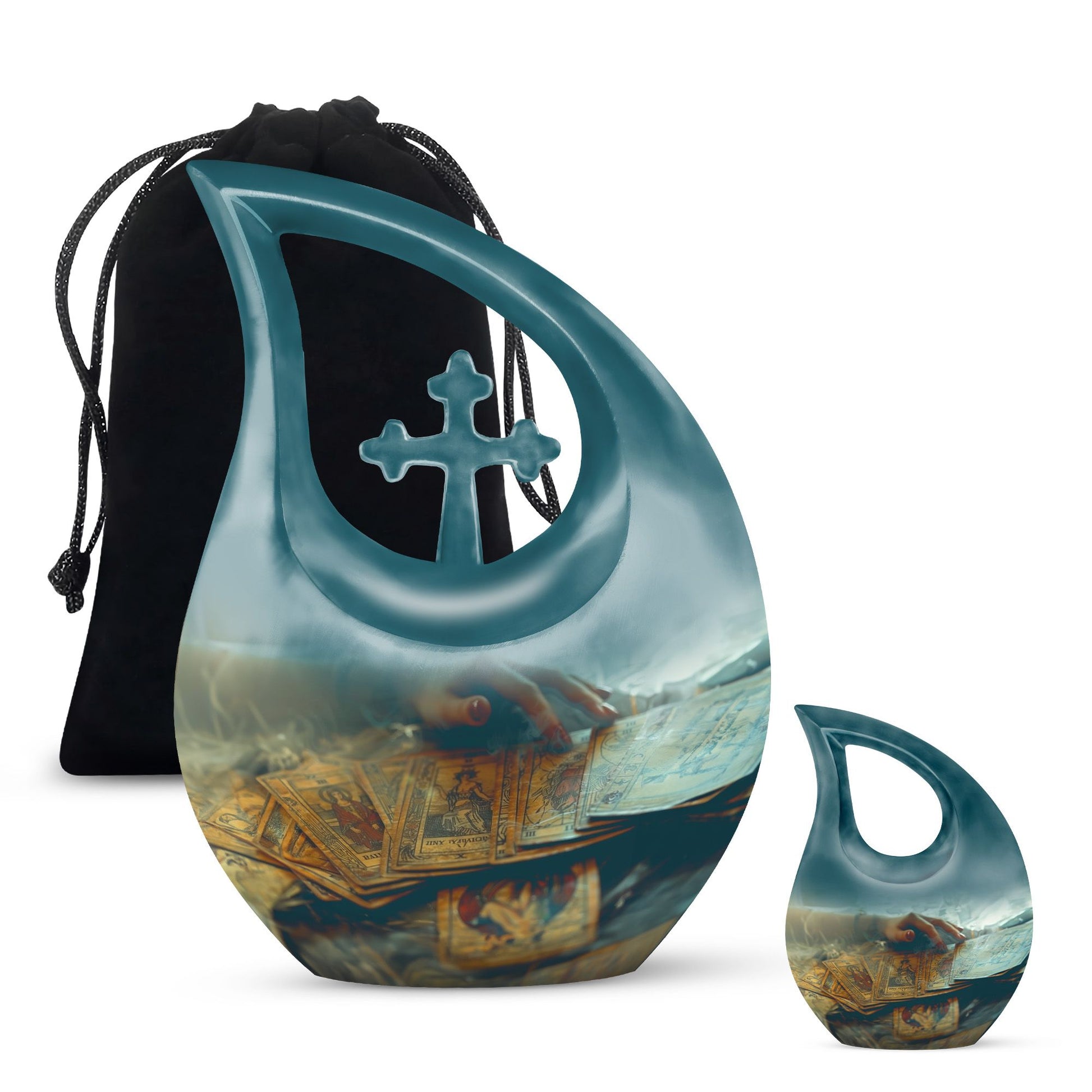 Tarot Decorative Urn For Ashes Large Funeral, Ashes Urn For Ashes