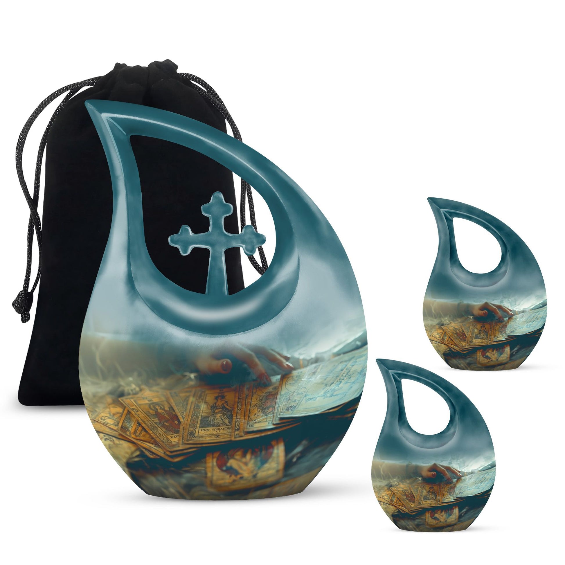 Tarot Decorative Urn For Ashes Large Funeral, Ashes Urn For Ashes