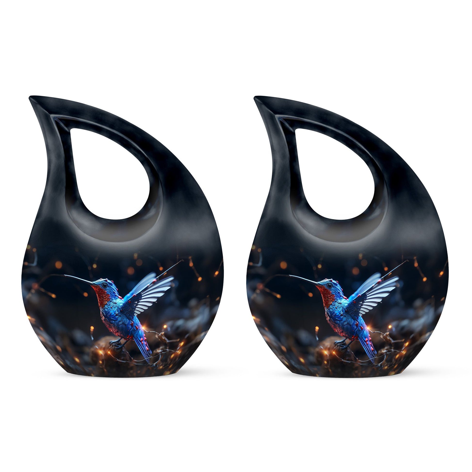 Humming Birds Urns Large Funeral, Ashes Urn For Ashes
