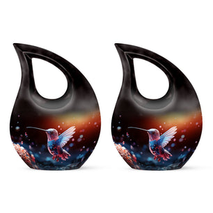Humming Birds Cremation Keepsakes Funeral, Ashes Cremation Urn