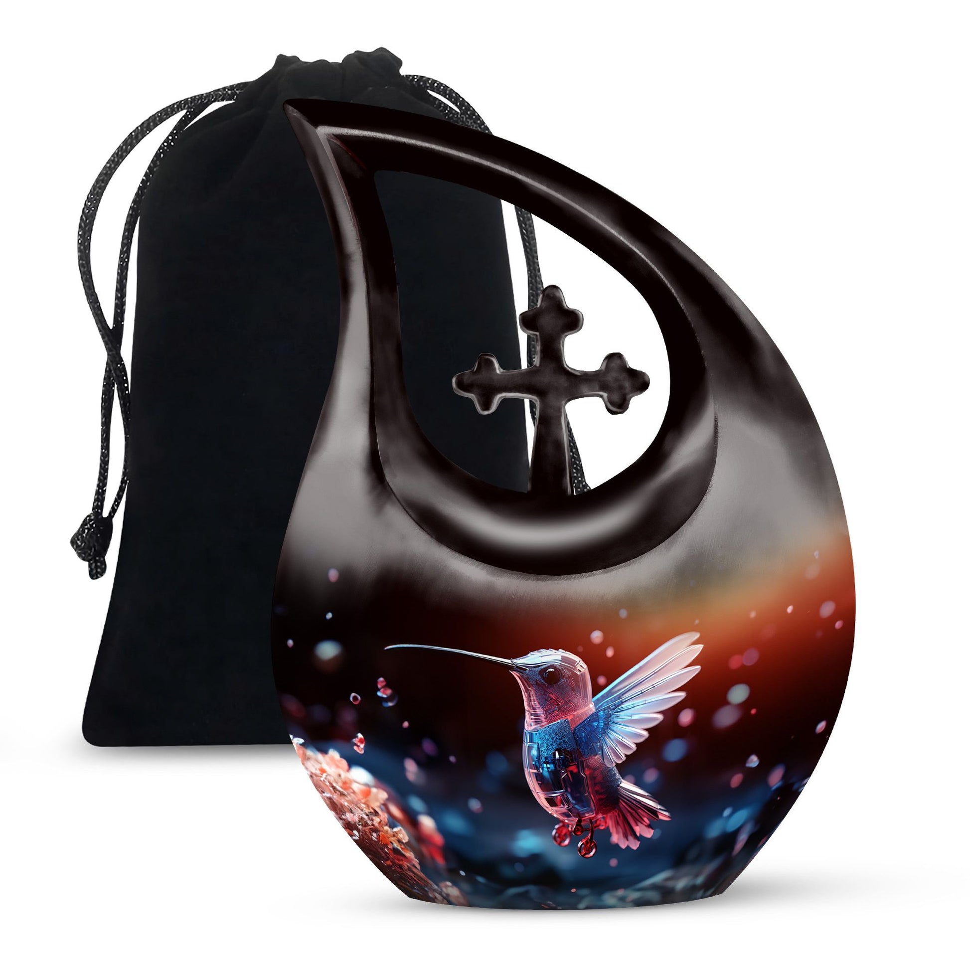 Humming Birds Cremation Keepsakes Funeral, Ashes Cremation Urn