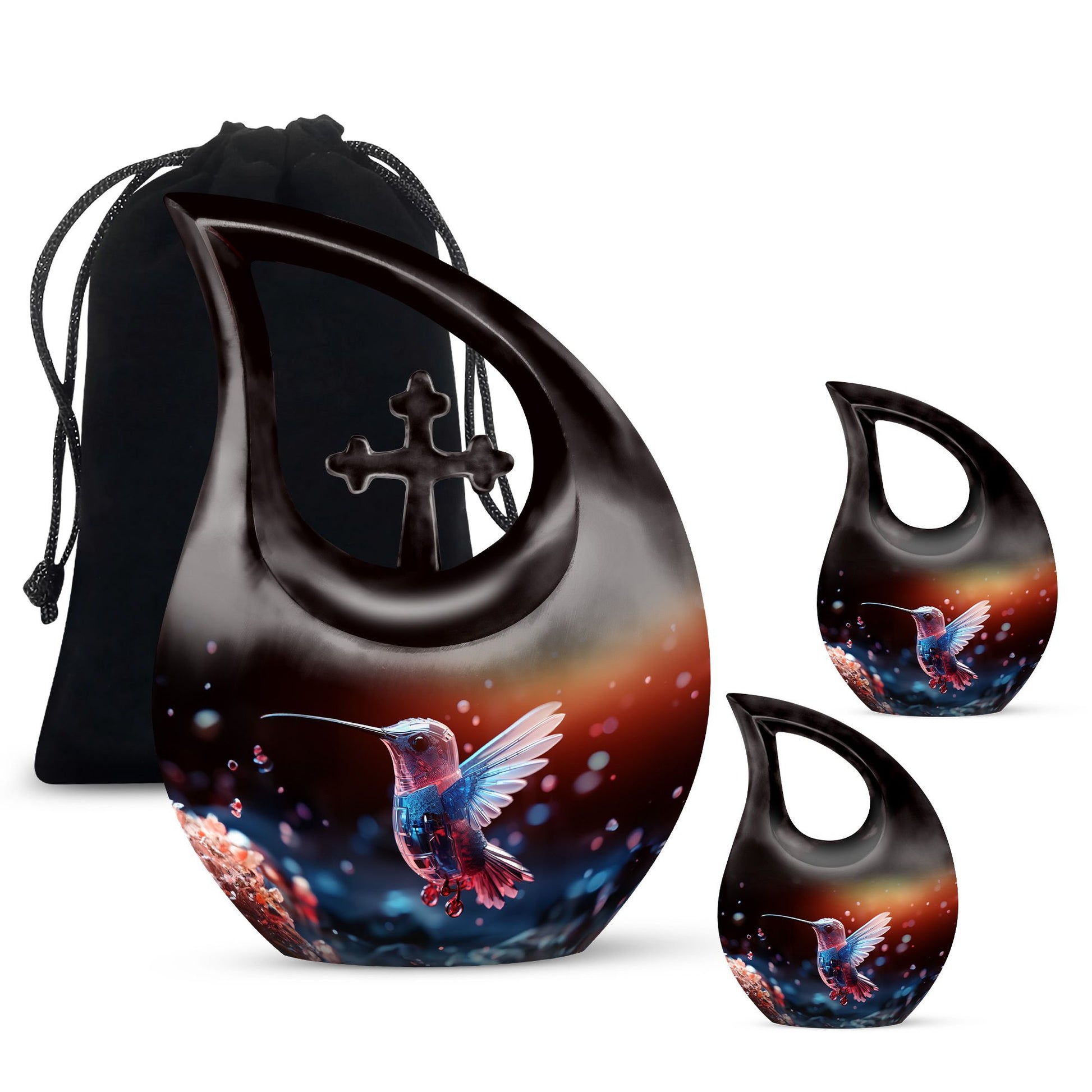 Humming Birds Cremation Keepsakes Funeral, Ashes Cremation Urn