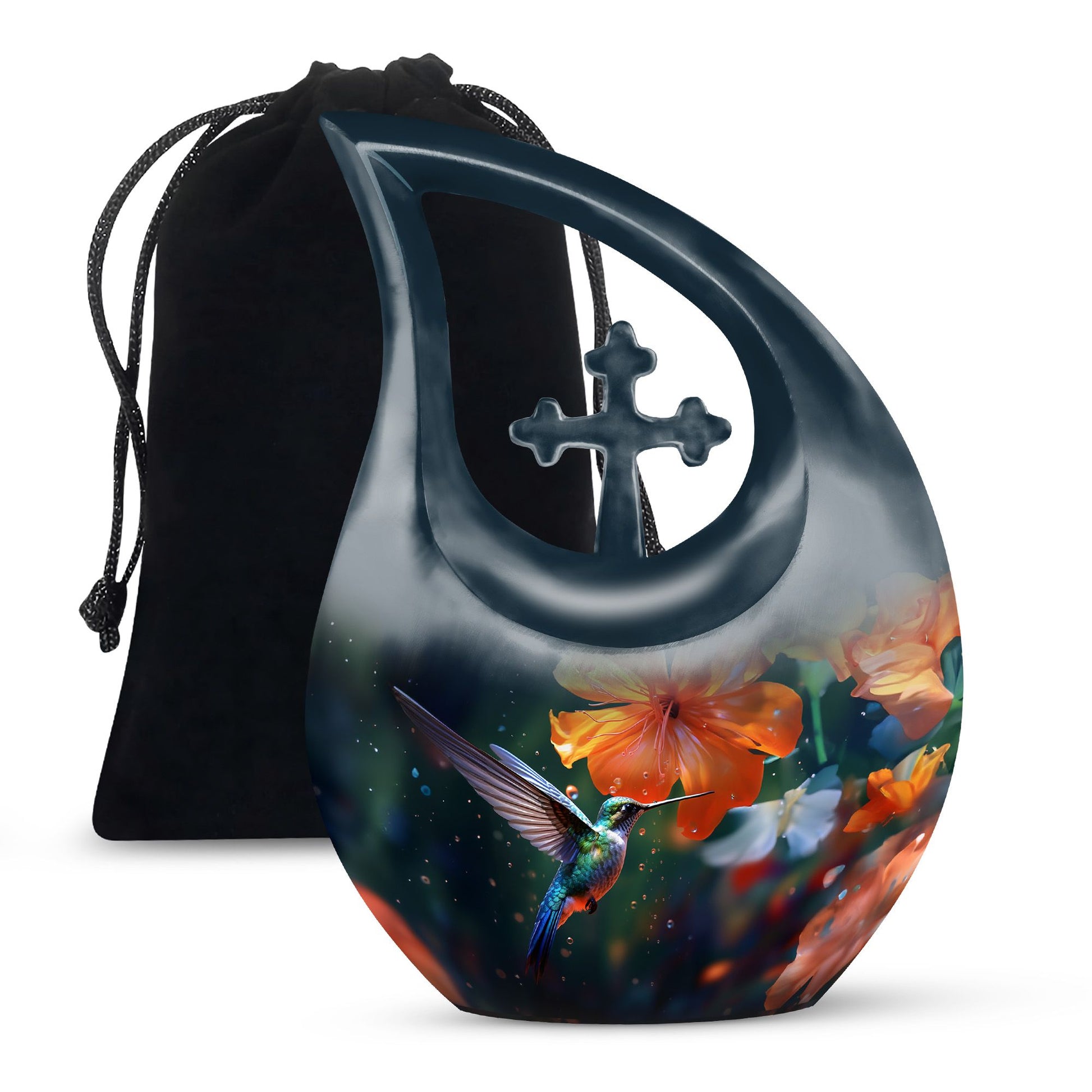 Humming Birds Urn For Ashes Funeral, Ashes Cremation Urn For Ashes