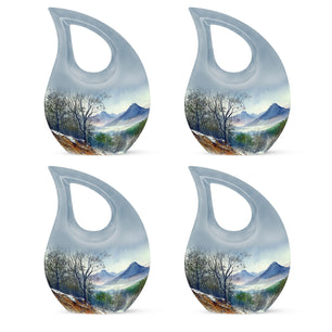 Mountains Urn For Human Ashes Funeral, Ashes Cremation Urn For Ashes