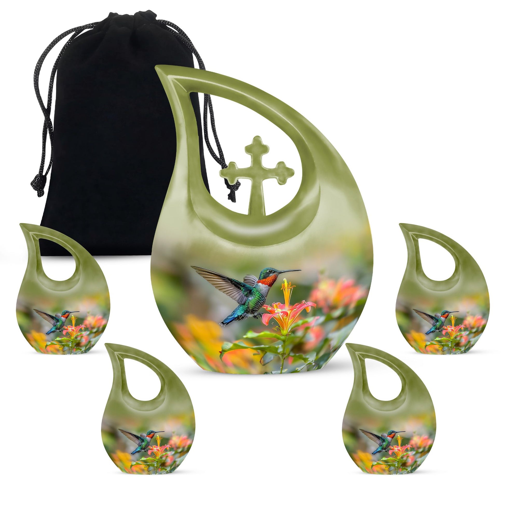 Humming Bird Keepsake Urns Funeral, Ashes Cremation Urn