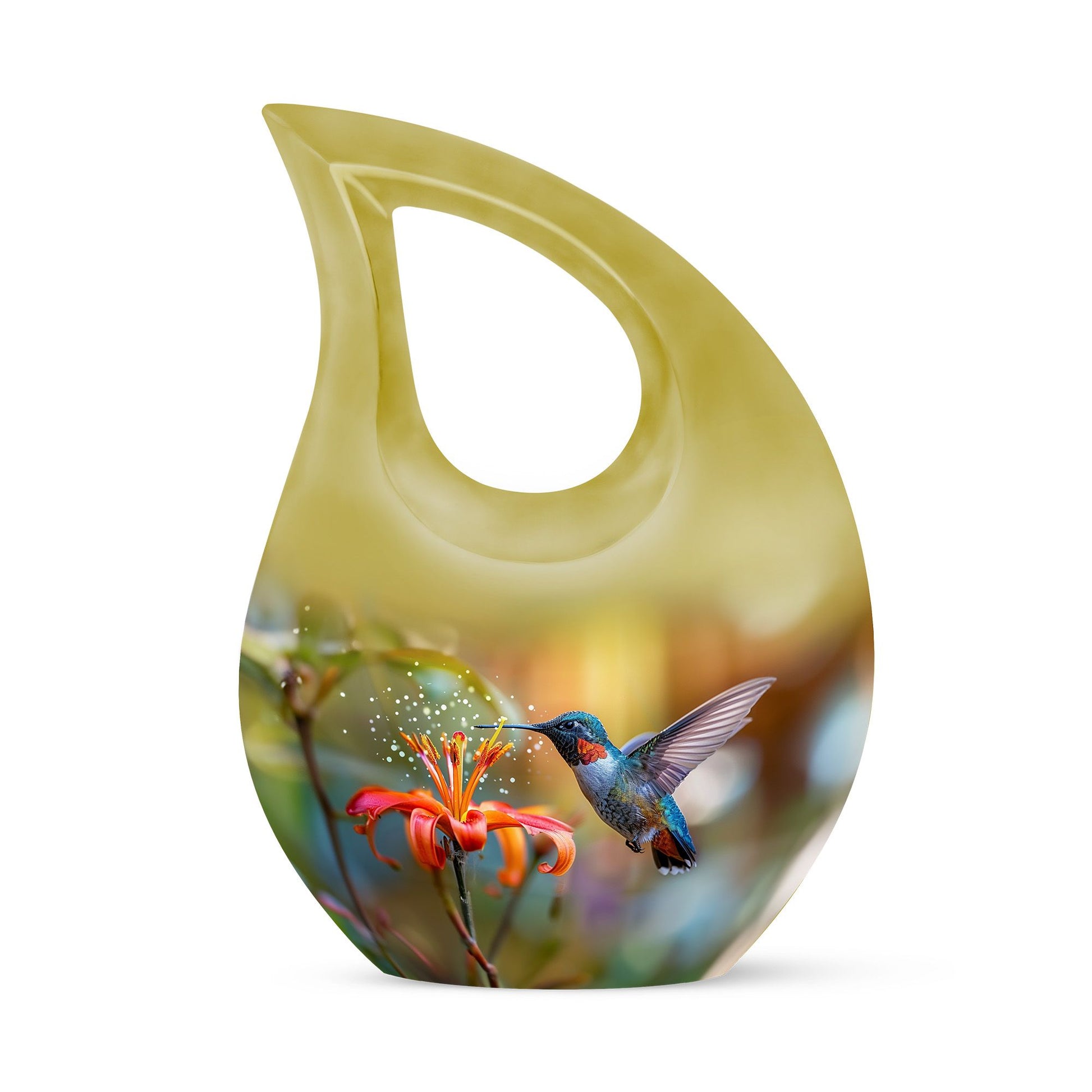 Humming Bird Small Keepsake For Human Ashes Funeral, Ashes Urn