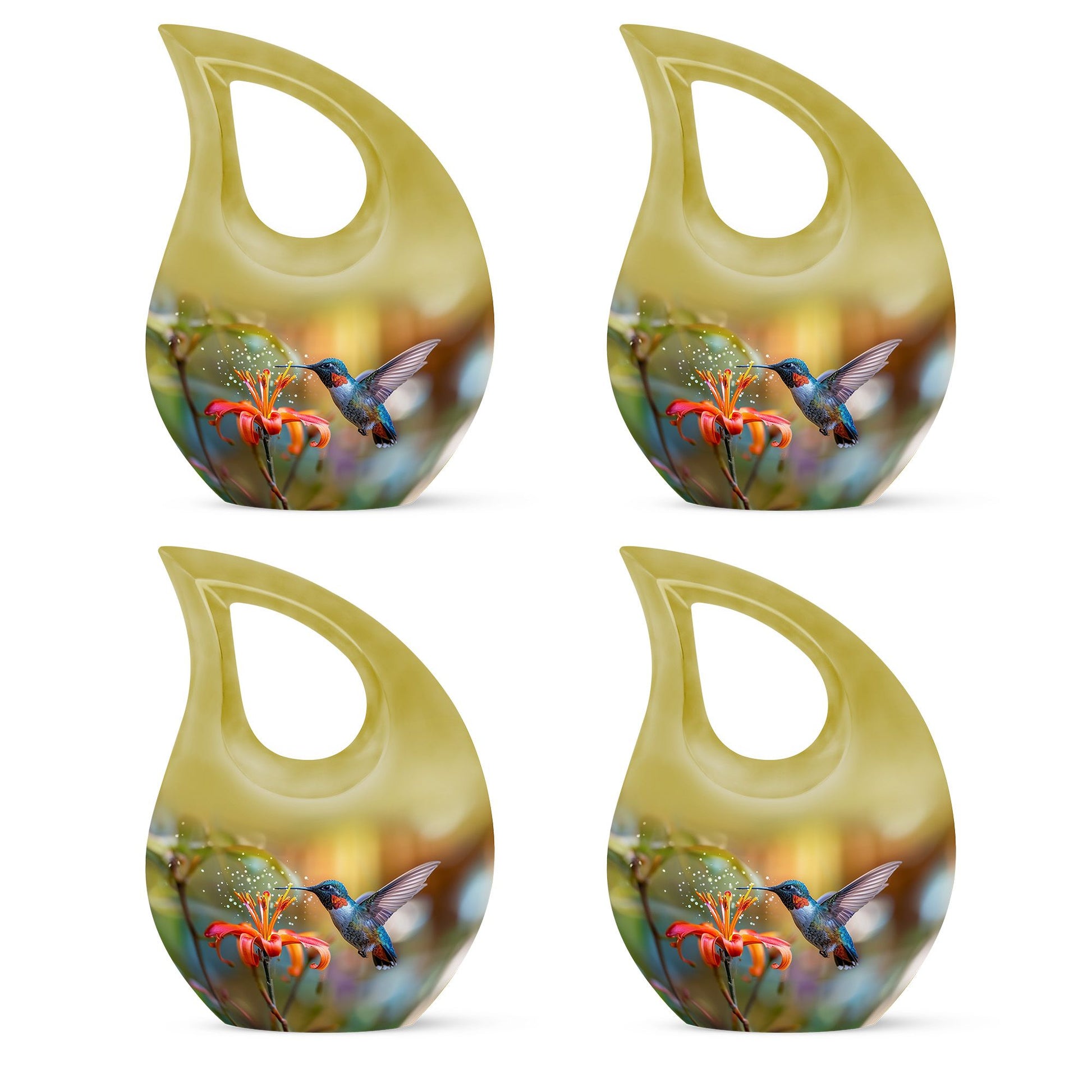 Humming Bird Small Keepsake For Human Ashes Funeral, Ashes Urn
