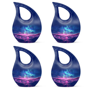 Aurora Borealis Keepsake For Ashes Funeral, Ashes Memorial Urn