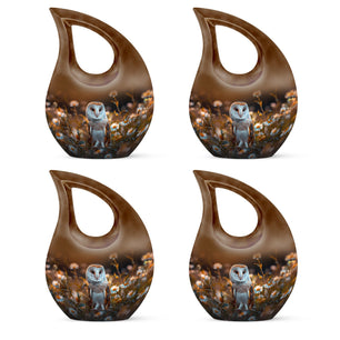 Barn Owl Keepsake Urns For Ashes Funeral, Ashes Memorial Urn