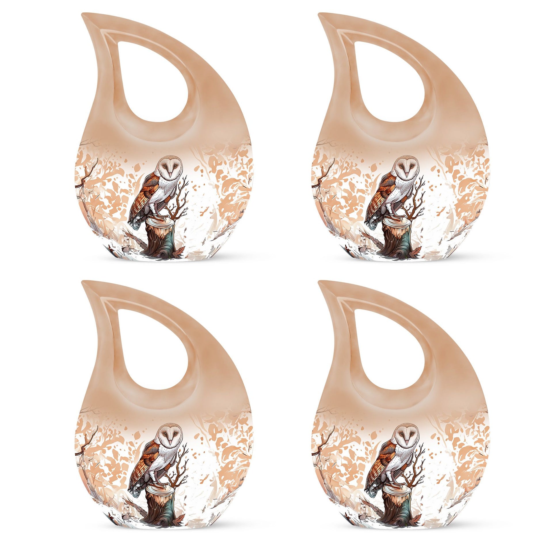 Barn Owl Urn For Human Ashes Women Funeral, Ashes Urn For Ashes