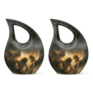 Catholic Urn For Ashes Adult Male Large Funeral, Ashes Urn