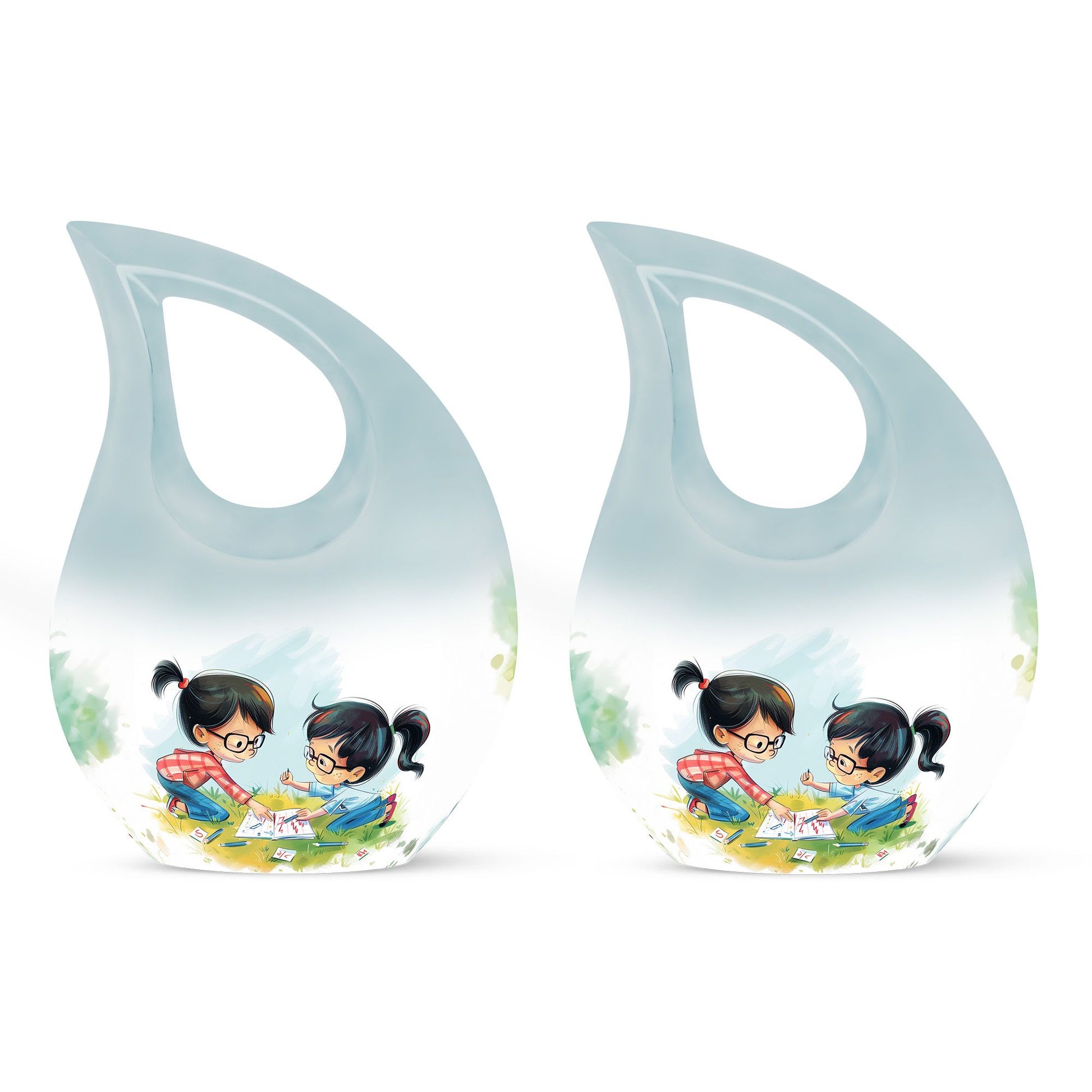 Brother And Sister Urn For Human Ashes Funeral, Ashes Cremation Urn