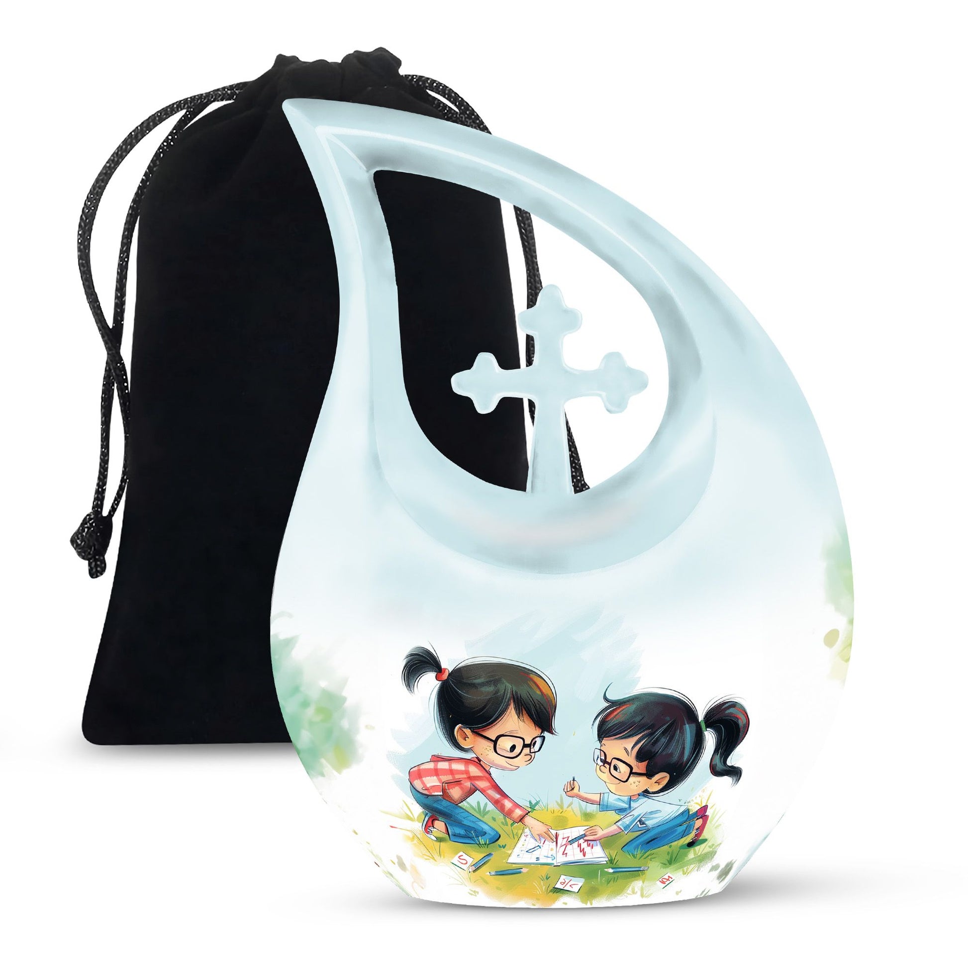 Brother And Sister Urn For Human Ashes Funeral, Ashes Cremation Urn