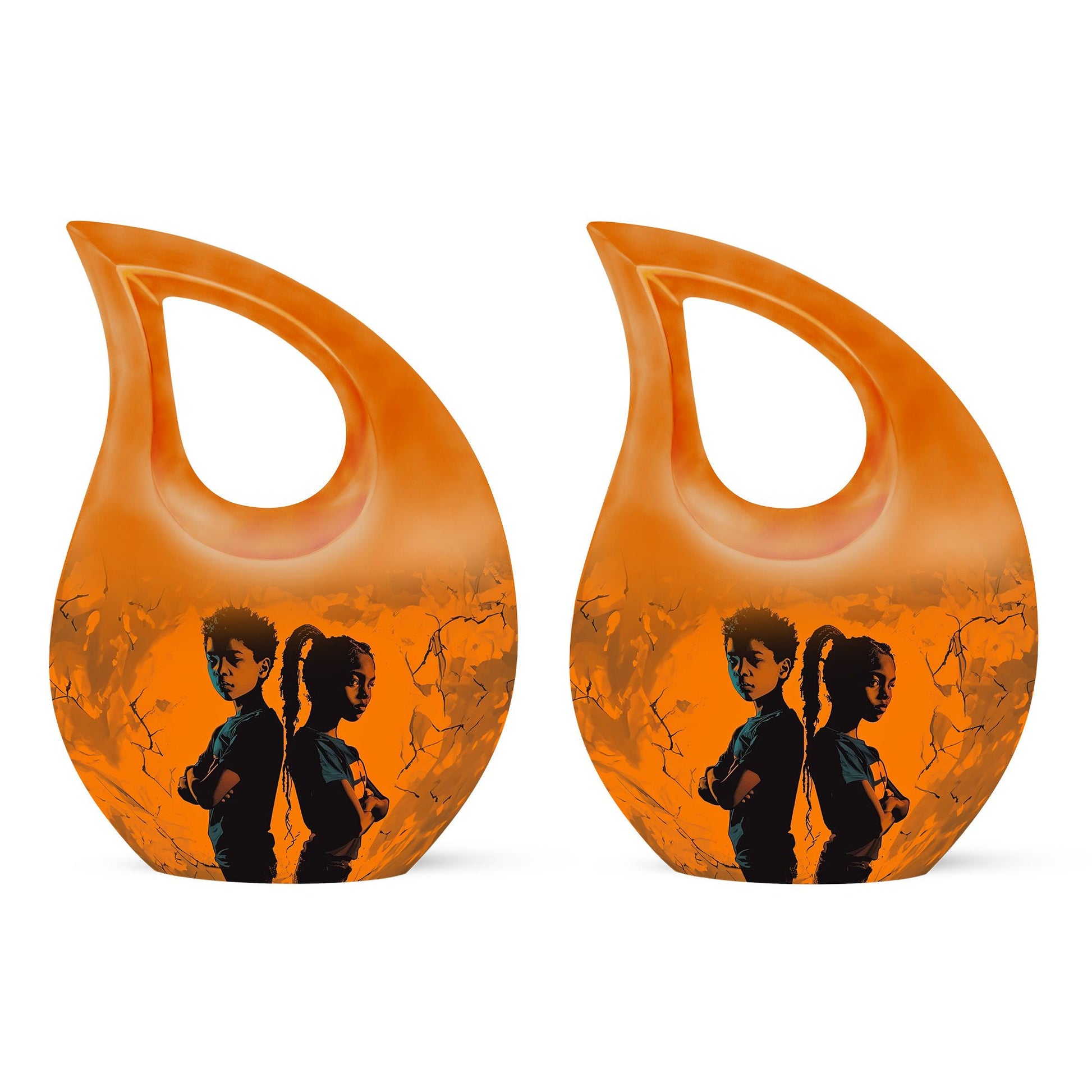 Brother And Sister Mini Urns For Human Ashes Large Funeral, Ashes Urn
