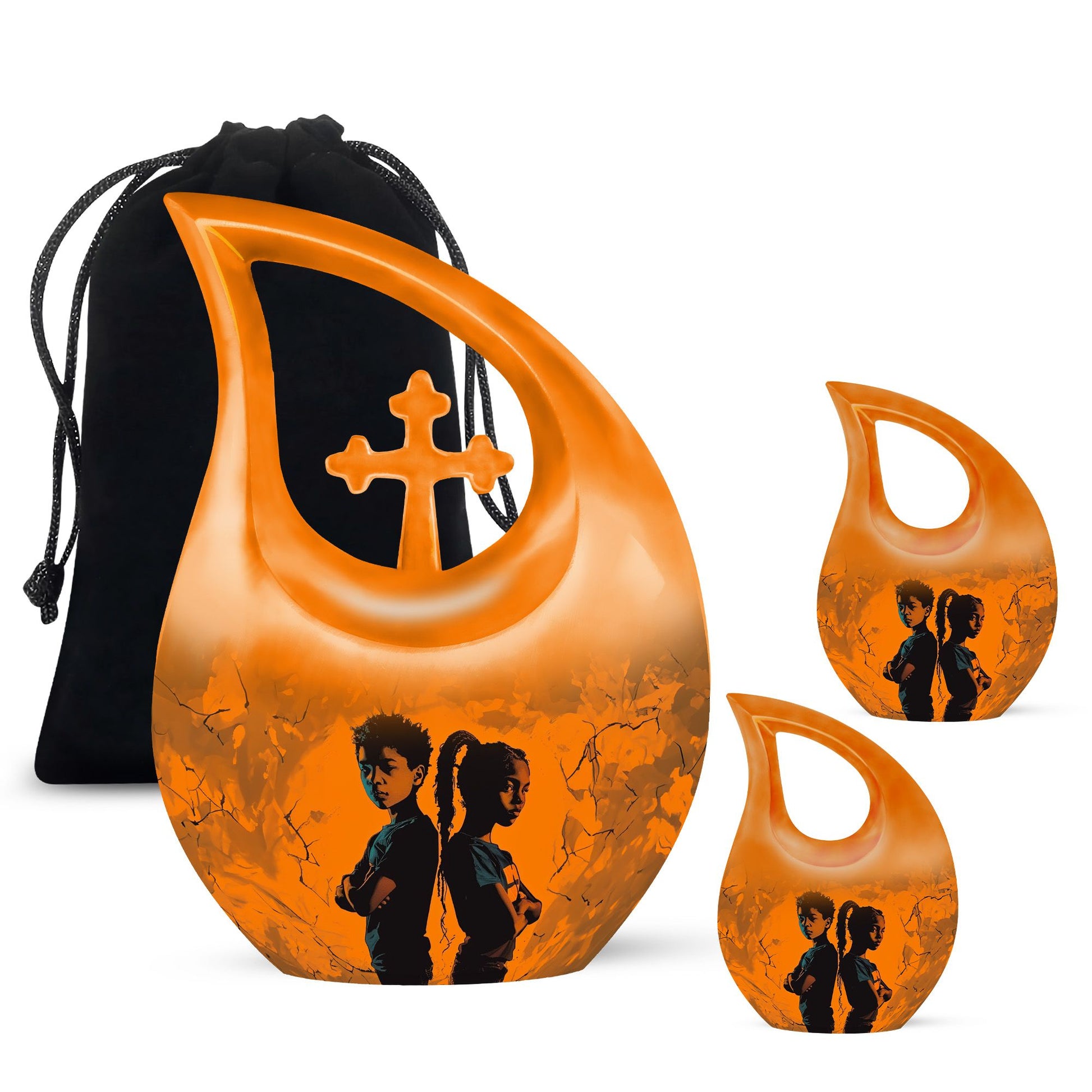 Brother And Sister Mini Urns For Human Ashes Large Funeral, Ashes Urn