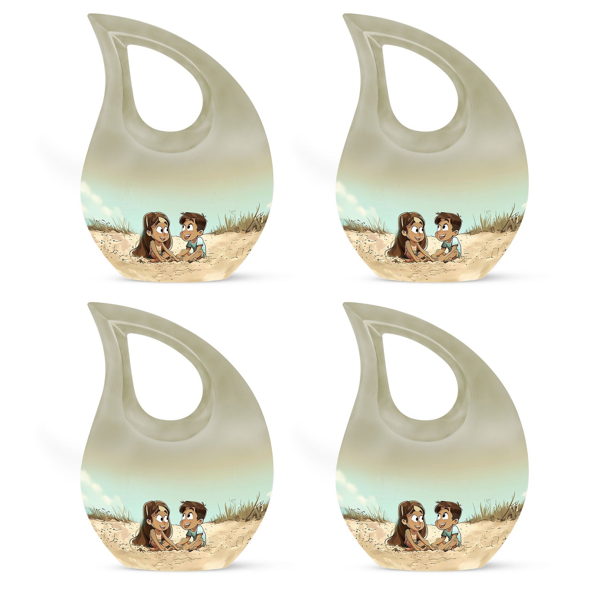 Brother And Sister Urn For Human Ashes Funeral, Ashes Urn For Ashes