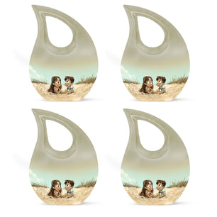 Brother And Sister Urn For Human Ashes Funeral, Ashes Urn For Ashes