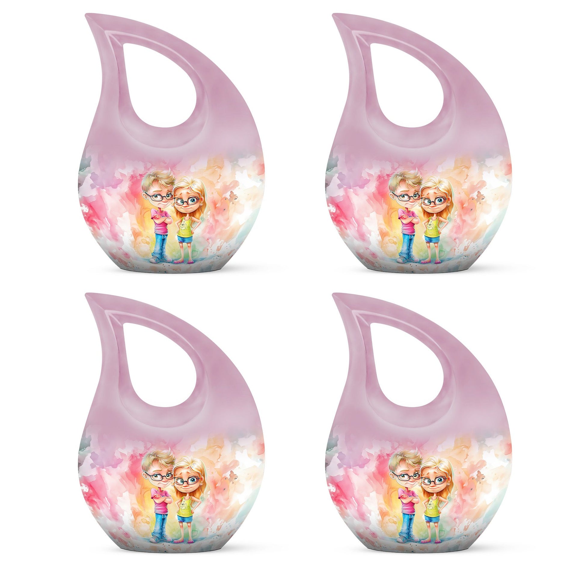 Brother And Sister Urn For Human Ashes Funeral, Ashes Cremation Urn