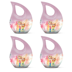 Brother And Sister Urn For Human Ashes Funeral, Ashes Cremation Urn