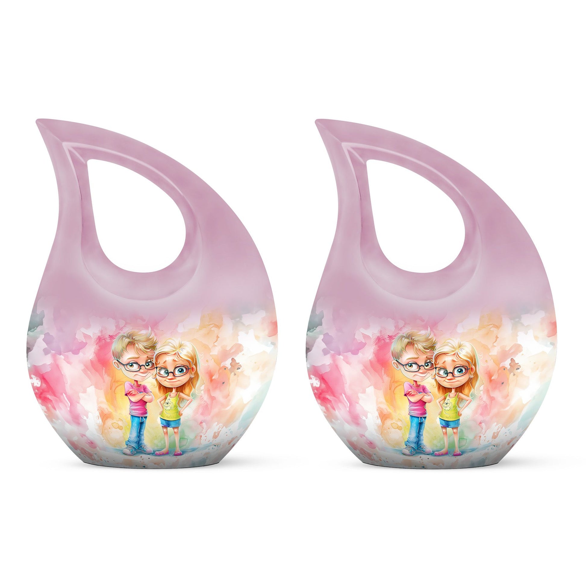 Brother And Sister Urn For Human Ashes Funeral, Ashes Cremation Urn