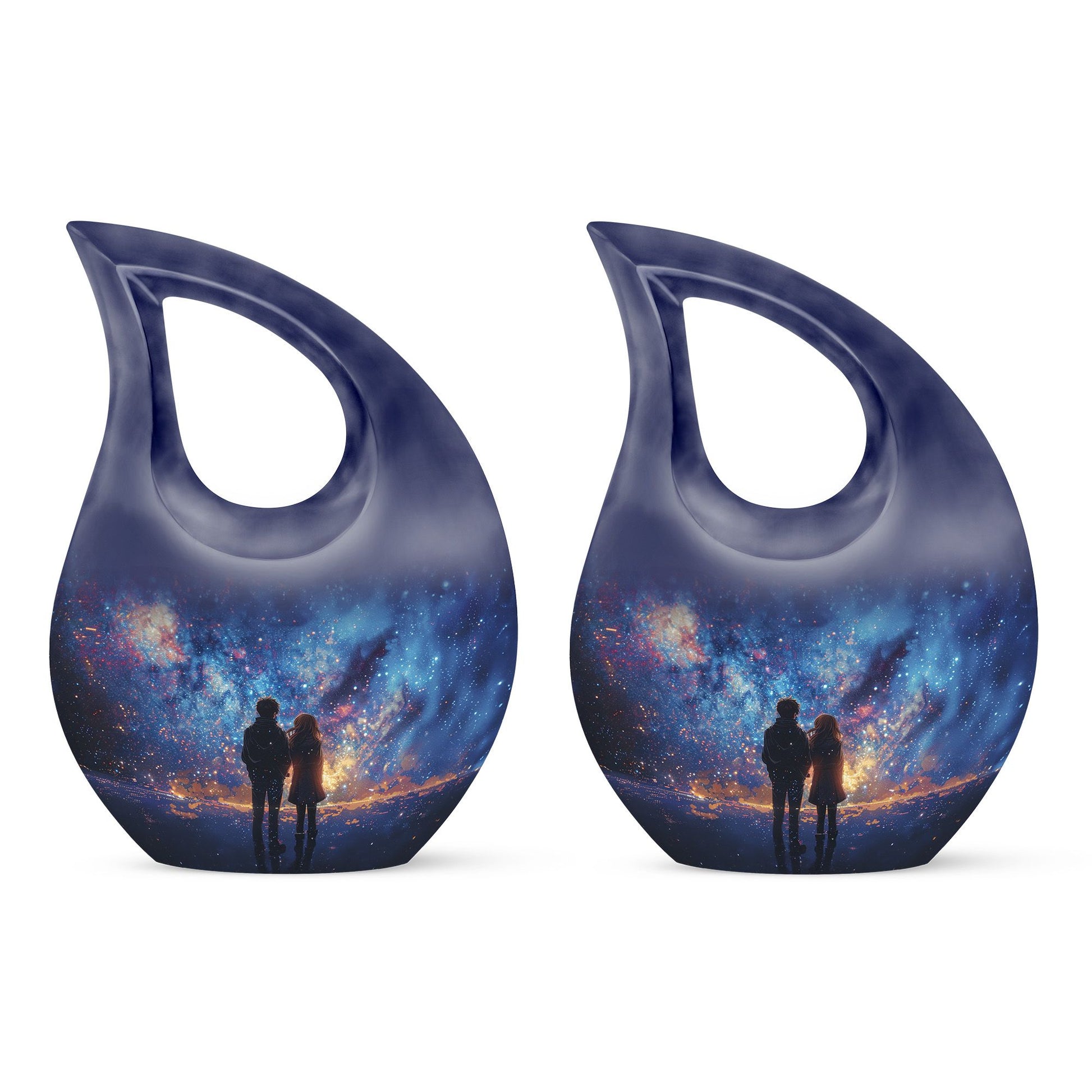 Brother And Sister Burial Urn For Human Large Funeral, Ashes Urn