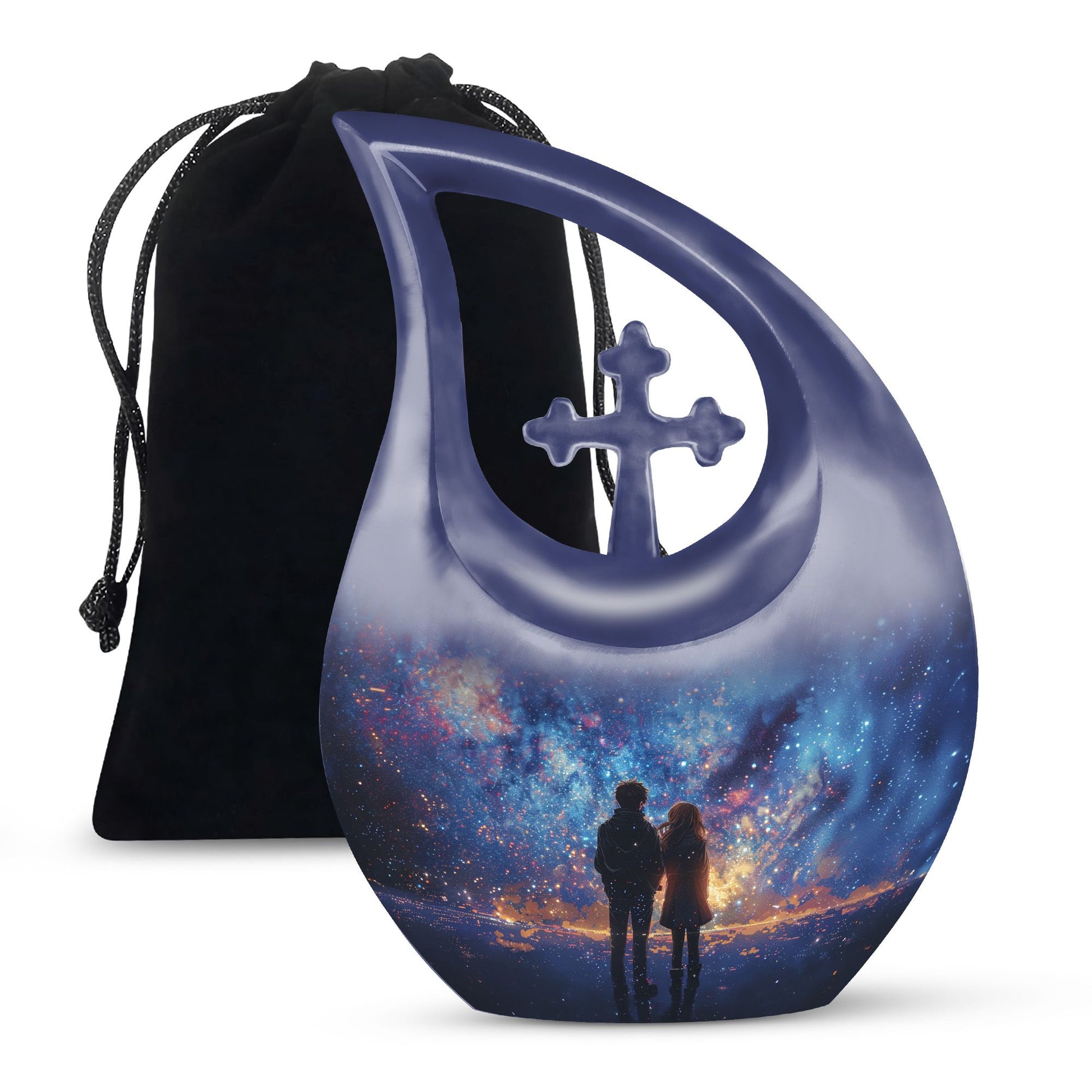 Brother And Sister Burial Urn For Human Large Funeral, Ashes Urn