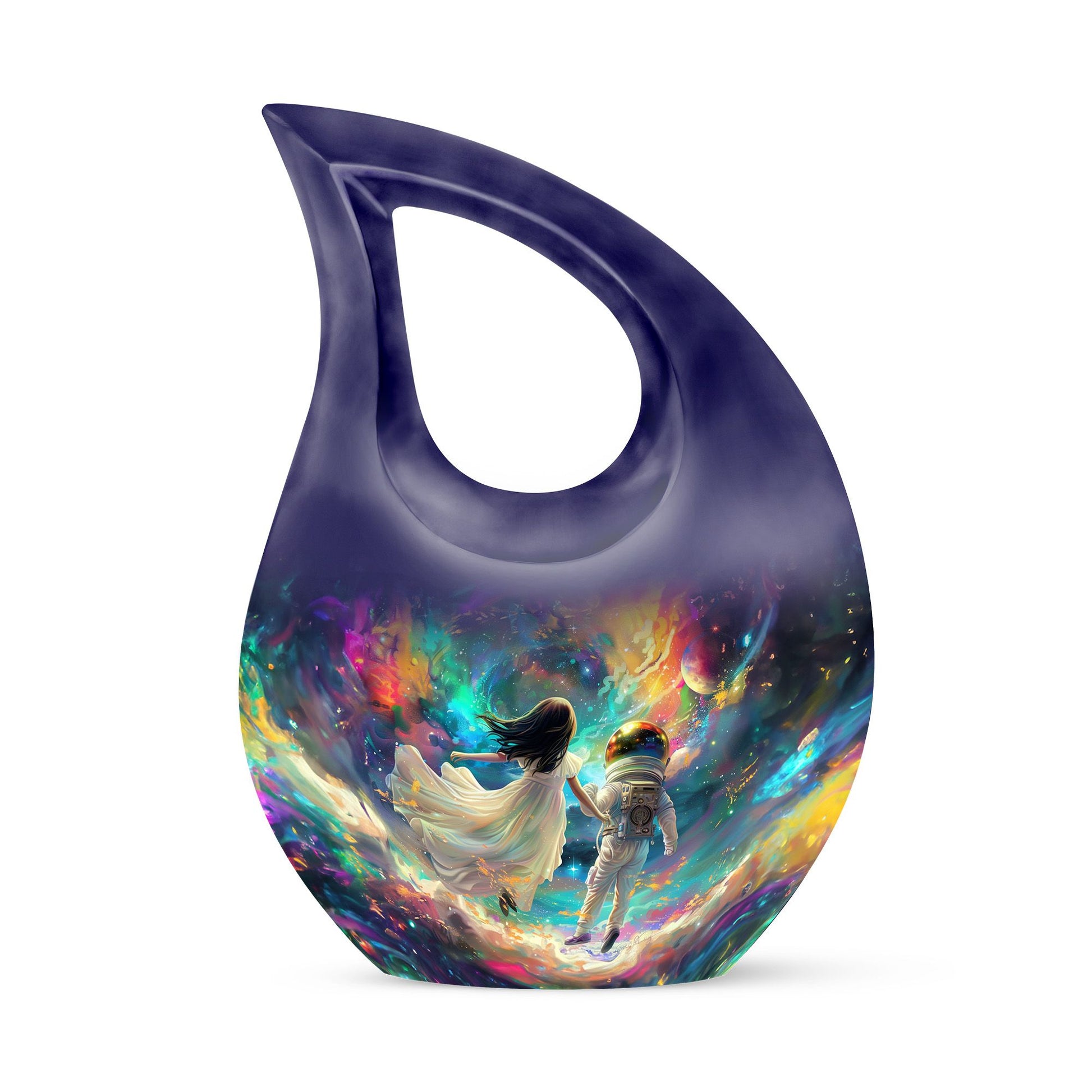 Brother And Sister Large Urn For Human Funeral, Ashes Cremation Urn