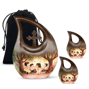 Brother And Sister Urn For Human Ashes Funeral, Ashes Cremation Urn