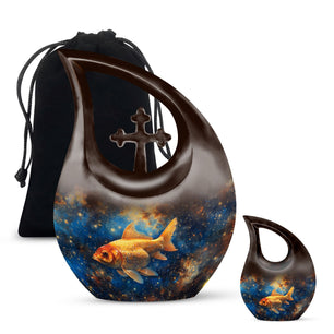 Fish Funeral Urn For Adults Large Funeral, Ashes Urn