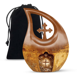 Catholic Ashes Keepsake Funeral, Ashes Cremation Urn For Ashes