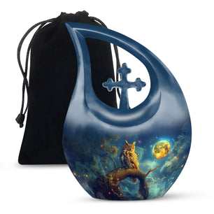 Owl Cool Urns For Ashes Funeral, Ashes Cremation Urn