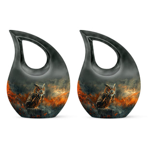 Owl Mini Urns For Ashes Funeral, Ashes Cremation Urn For Ashes