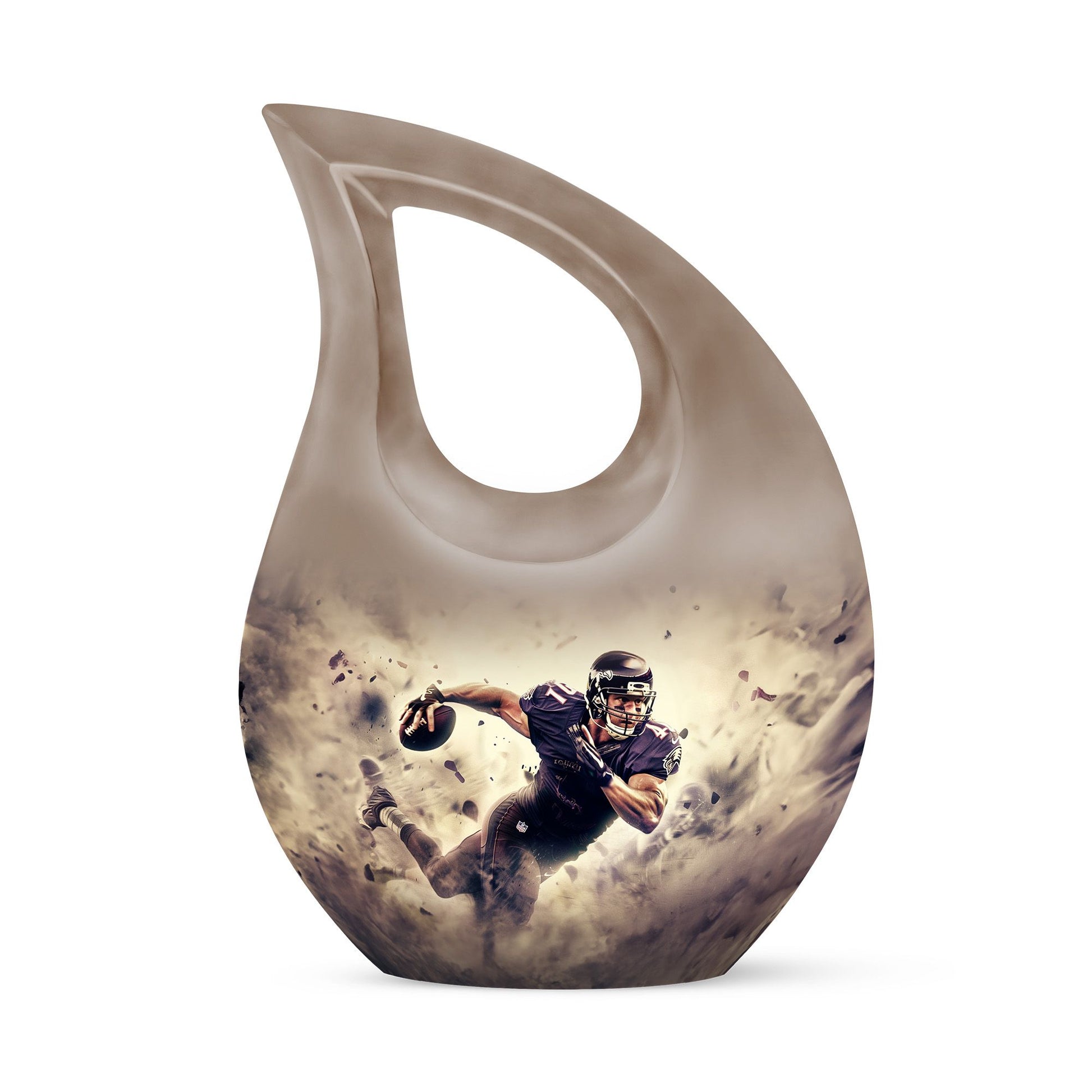 Football Large Urns For Human Ashes Funeral, Ashes Memorial Urn