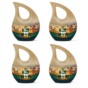 Football Keepsake Funeral, Ashes Cremation Urn For Ashes