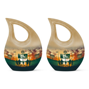 Football Keepsake Funeral, Ashes Cremation Urn For Ashes