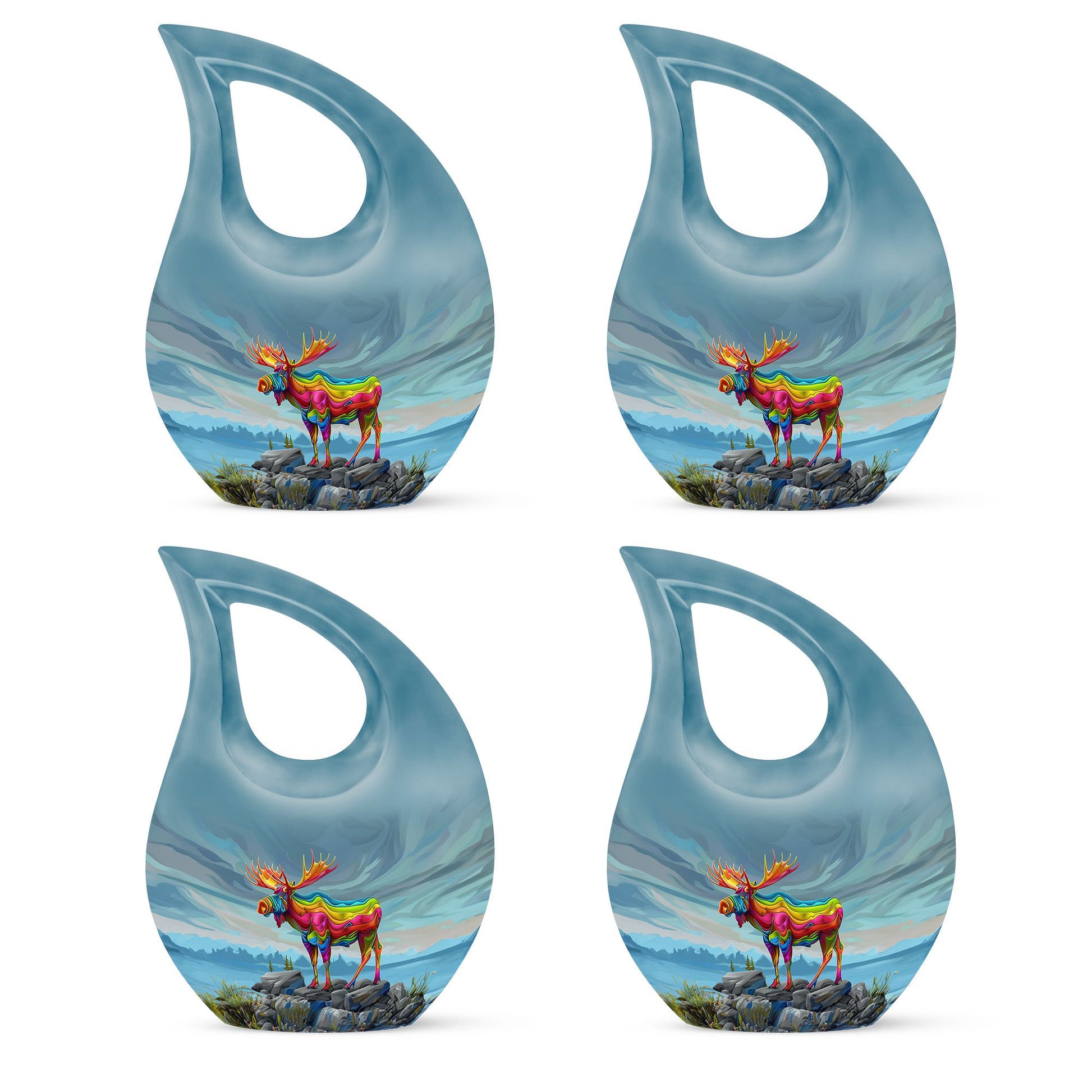 Moose Walking Urns For Adults Large Funeral, Ashes Urn