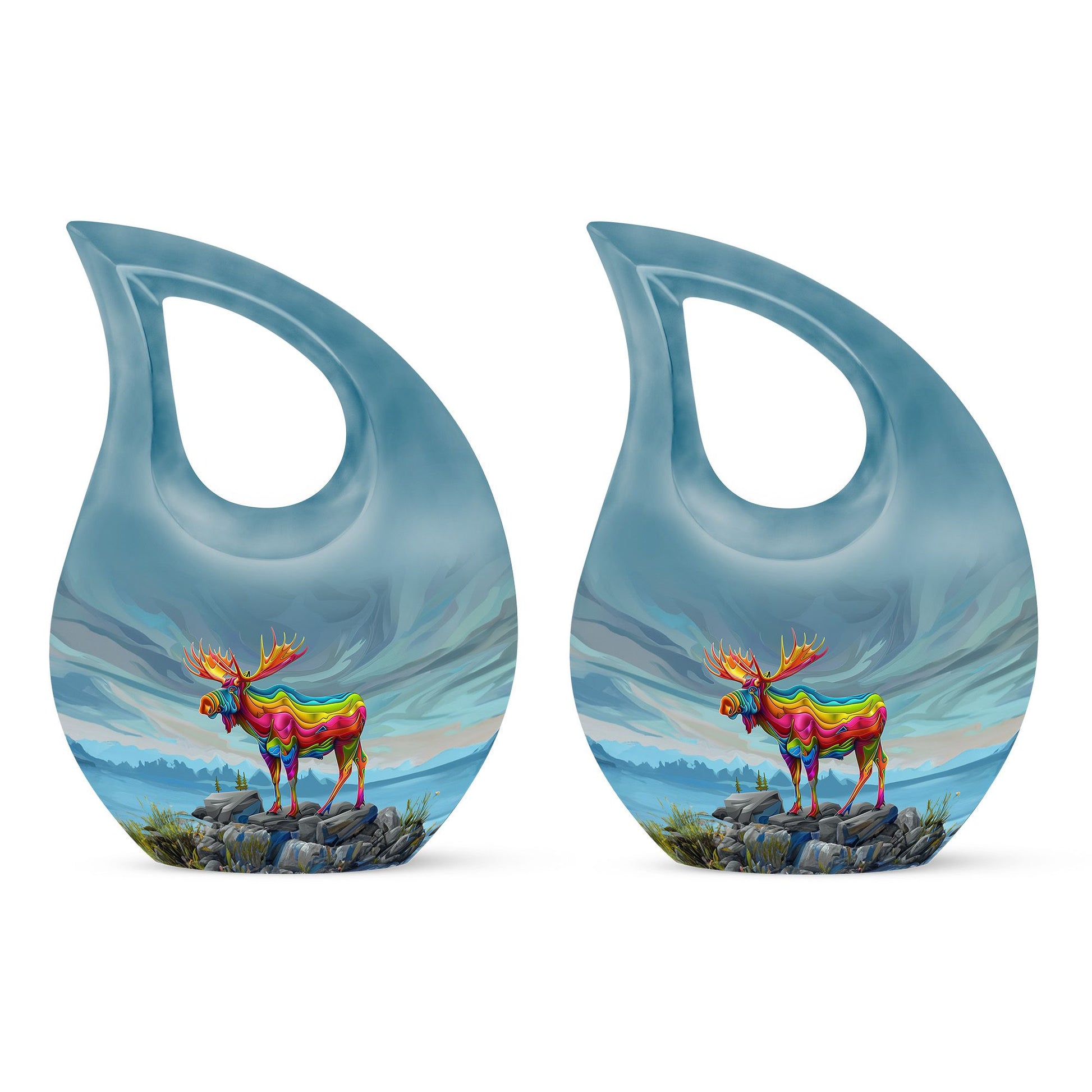 Moose Walking Urns For Adults Large Funeral, Ashes Urn