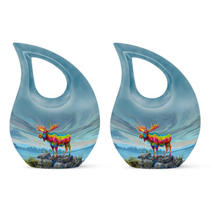 Moose Walking Urns For Adults Large Funeral, Ashes Urn