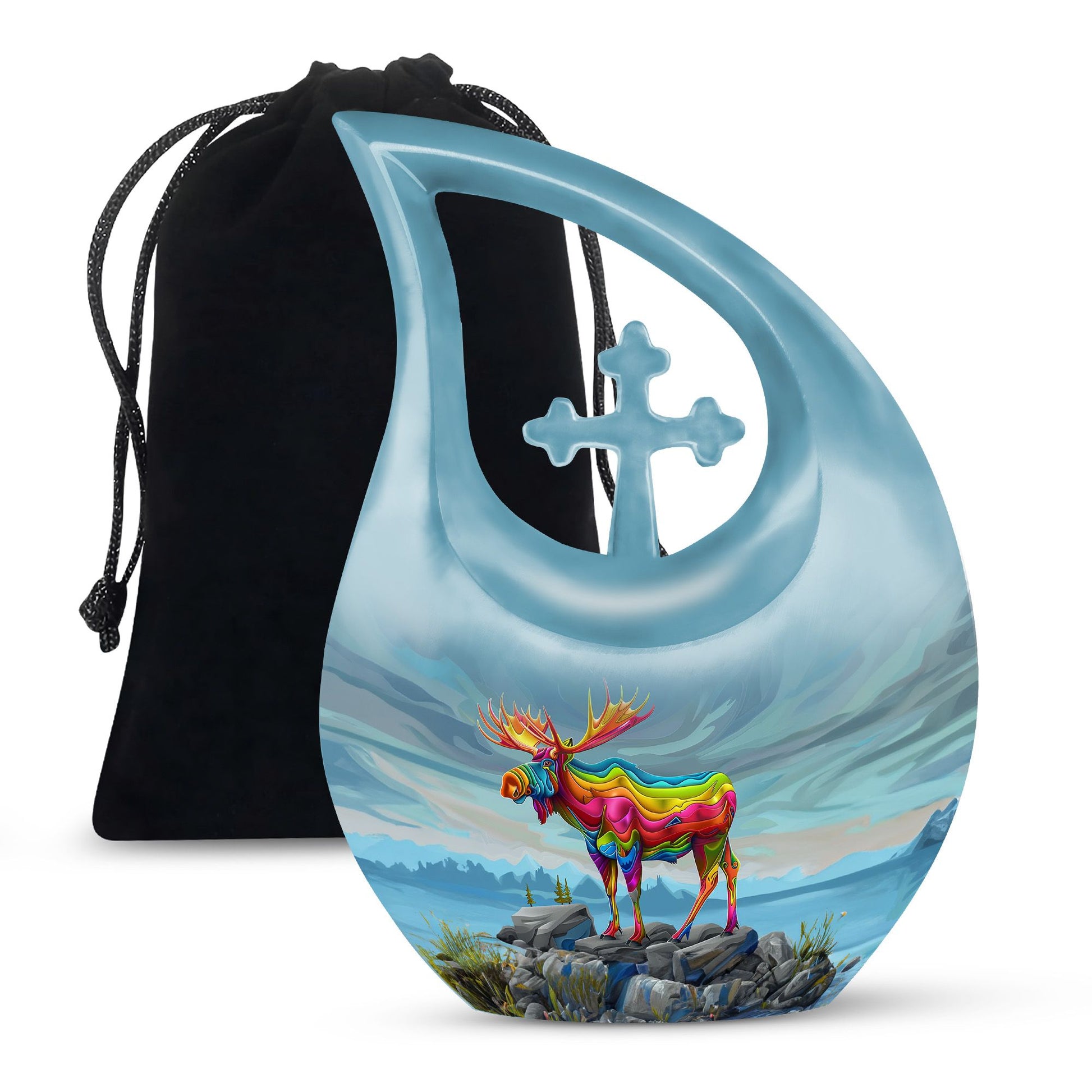 Moose Walking Urns For Adults Large Funeral, Ashes Urn