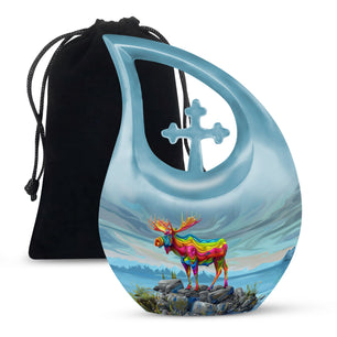 Moose Walking Urns For Adults Large Funeral, Ashes Urn