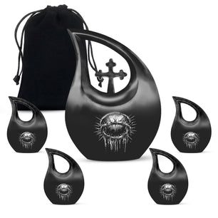 Catholic Keepsake For Ashes Funeral, Ashes Memorial Urn
